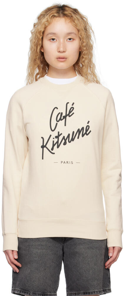 Maison Kitsuné Off-White 'Café Kitsuné' Sweatshirt Cover