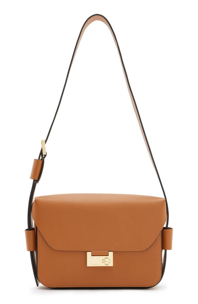 AllSaints Etienne Leather Shoulder Bag in Desert Tan Cover