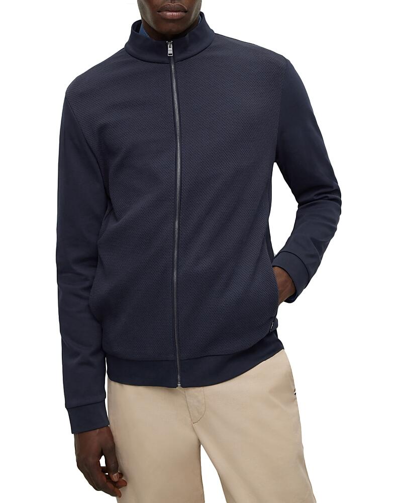 Boss Skiles Textured Zip Up Jacket Cover