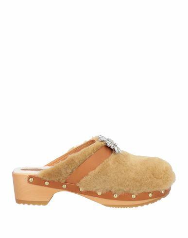 Mychalom Woman Mules & Clogs Sand Soft Leather Cover