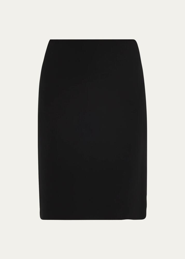 Giorgio Armani Silk Cady Pencil Skirt Cover