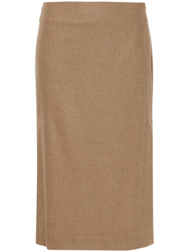 Peserico A-line midi skirt - Brown Cover