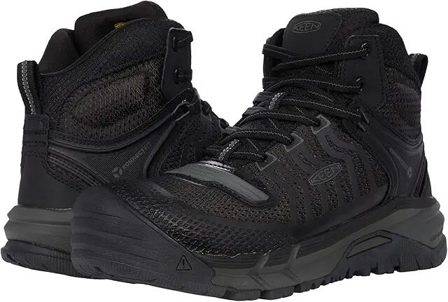 KEEN Utility Kansas City Mid KBF (Black/Gunmetal) Men's Shoes Cover