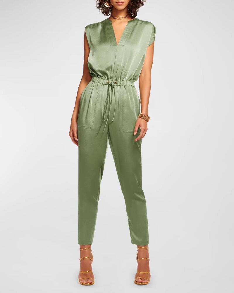 Ramy Brook Hudson Satin Jumpsuit Cover