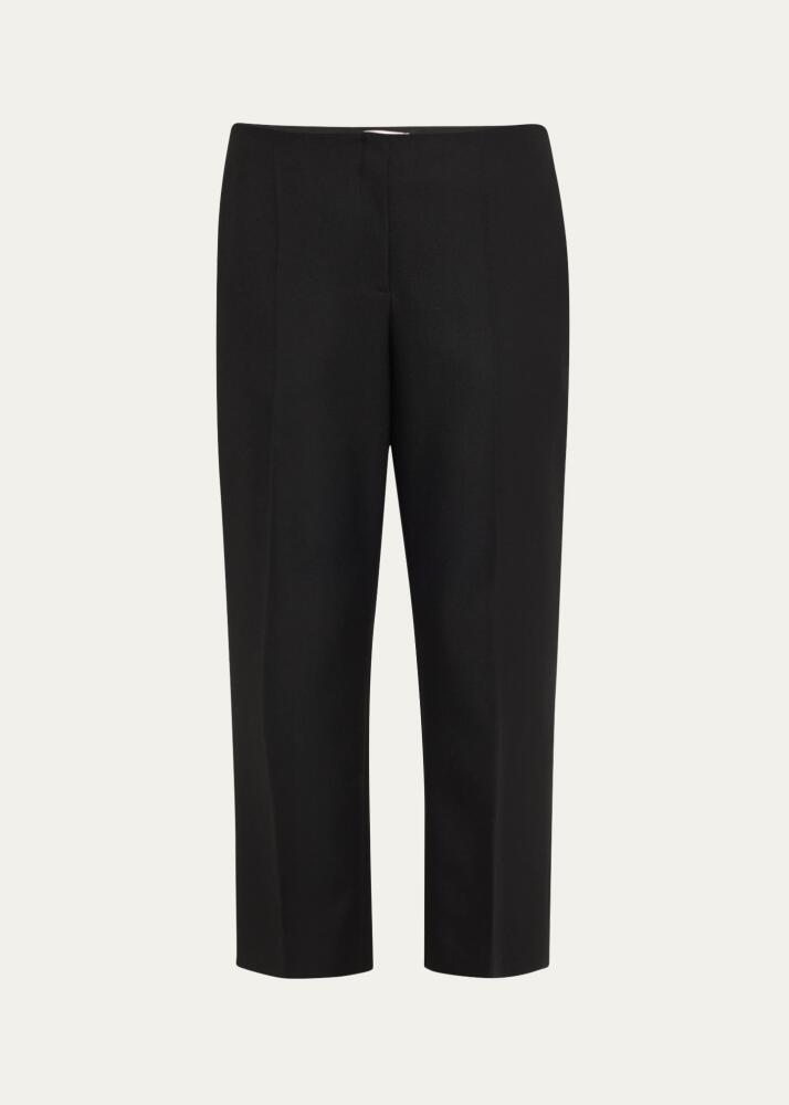 THE ROW Etoile Cropped Wool Pants Cover