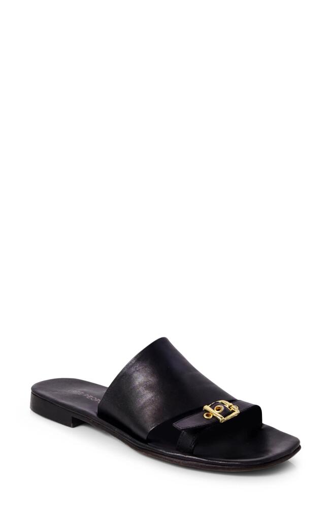 Free People Mila Slide Sandal in Black Cover