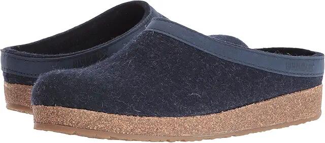 Haflinger GZL Leather Trim Grizzly (Blue) Clog Shoes Cover