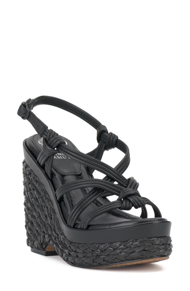 Vince Camuto Delyna Espadrille Wedge Sandal in Black Cover