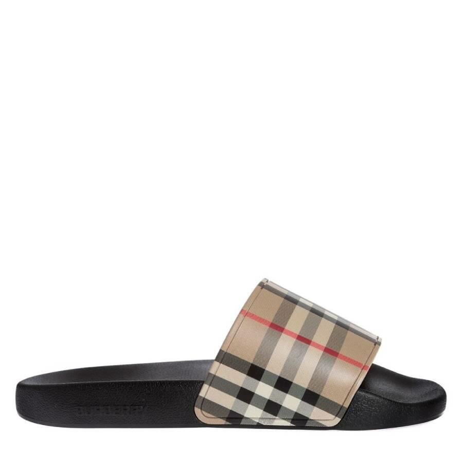 Burberry Furley Vintage Check Slides Cover