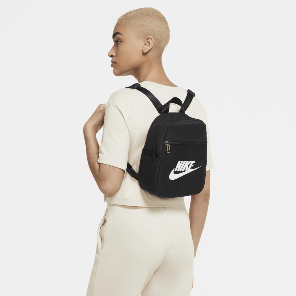 Women's Nike Sportswear Futura 365 Mini Backpack (6L) in Black Cover