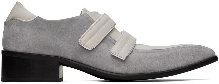 Martine Rose Off-White & Gray Sporty Snout Loafers Cover