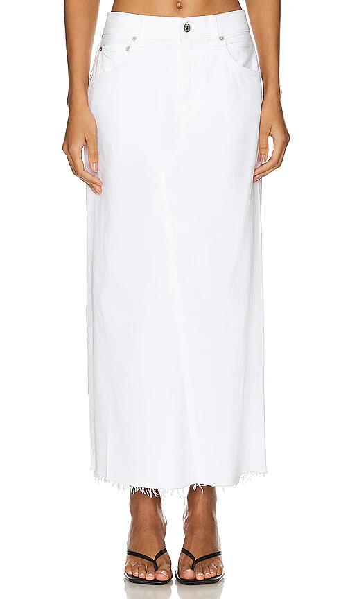 Citizens of Humanity Circolo Reworked Maxi Skirt in White Cover