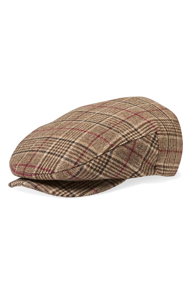 Brixton 20th Anniversary Hooligan Tweed Snap Cap in Brown Plaid Cover