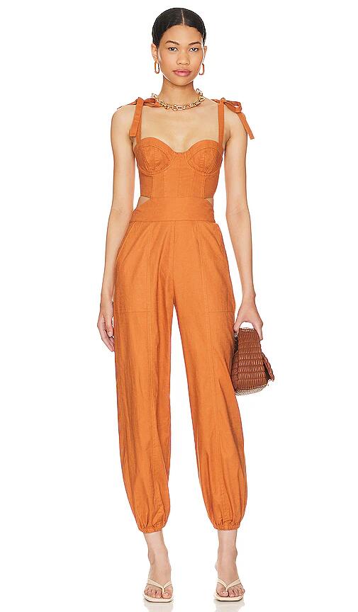 Tularosa Kylo Jumpsuit in Orange Cover