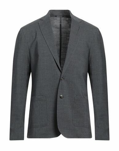 Cruna Man Blazer Lead Virgin Wool, Elastane Cover