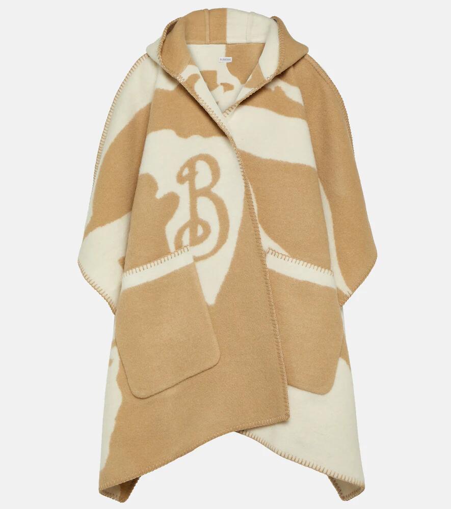 Burberry Printed wool cape Cover