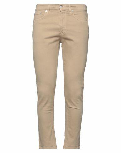 Grifoni Man Jeans Beige Cotton, Elastane Cover