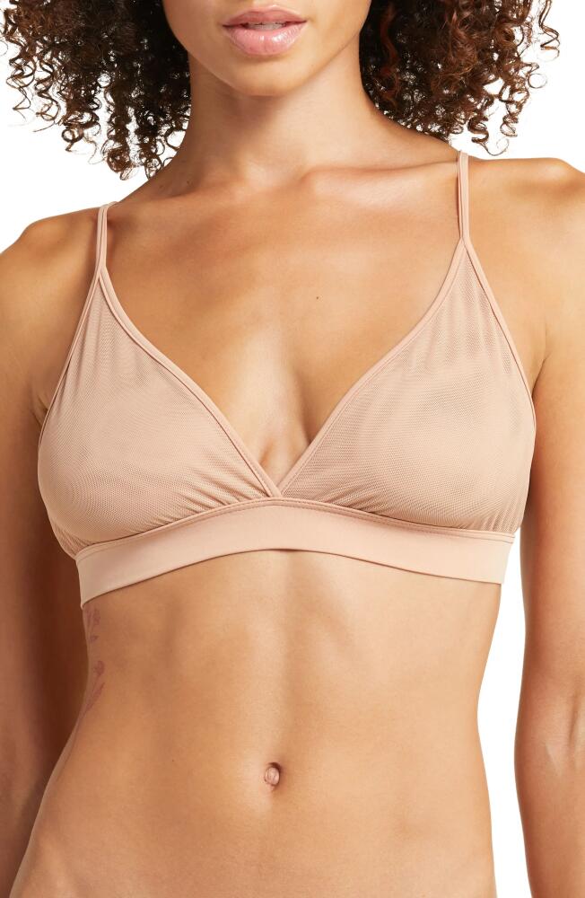 nude barre Mesh Wireless Bra in 8Am Cover