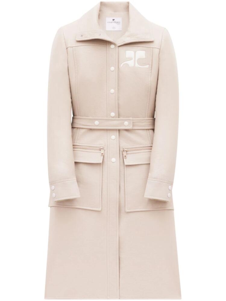 Courrèges Reedition coat - Neutrals Cover