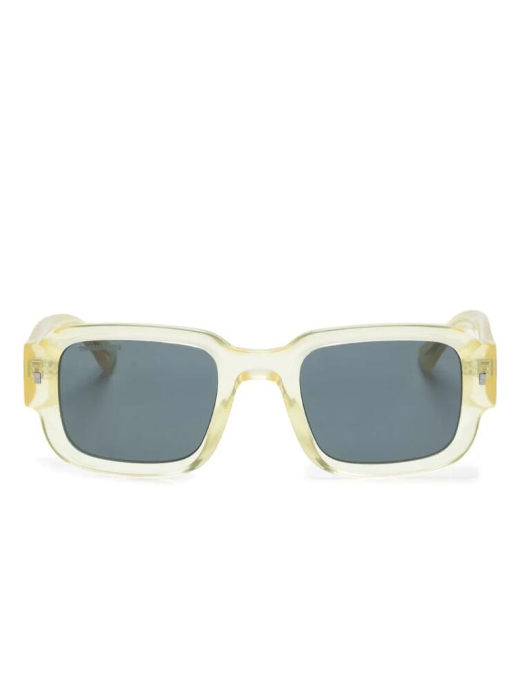 DSQUARED2 EYEWEAR Icon square-frame sunglasses - Yellow Cover