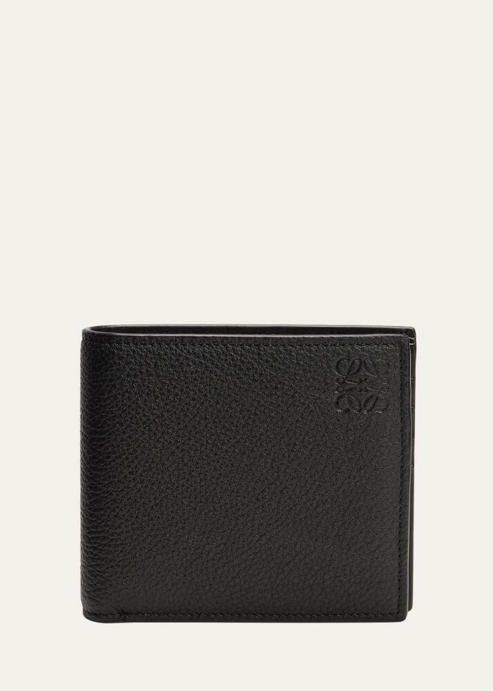 Loewe Men's Anagram Bifold Leather Wallet Cover