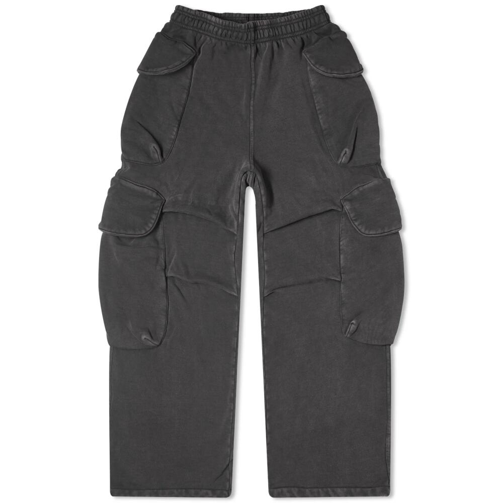 Entire Studios Women's Heavy Gocar Cargo Trousers in Washed Black Cover