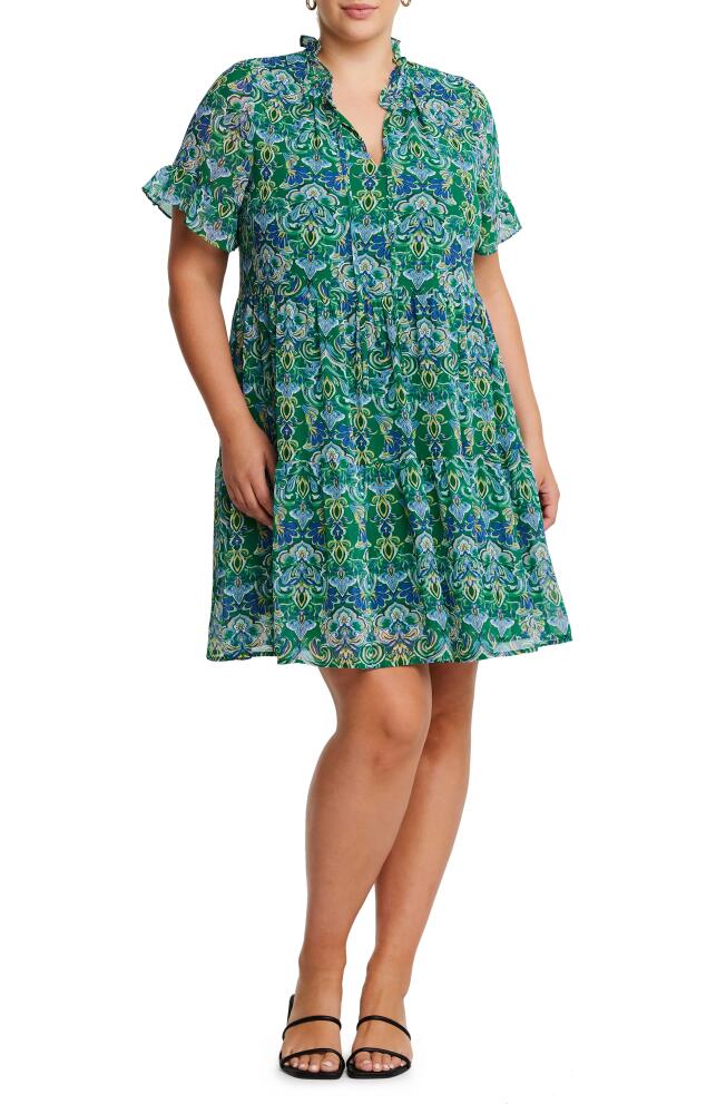 Estelle Mandala Ruffle Tiered Dress in Print Cover