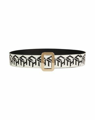 Tommy Hilfiger Woman Belt White Cowhide Cover