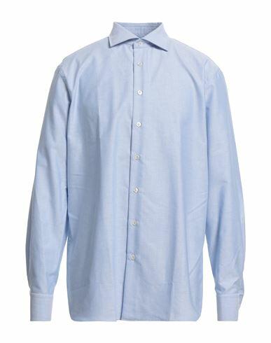 Lardini Man Shirt Light blue Size 17 ¾ Cotton Cover