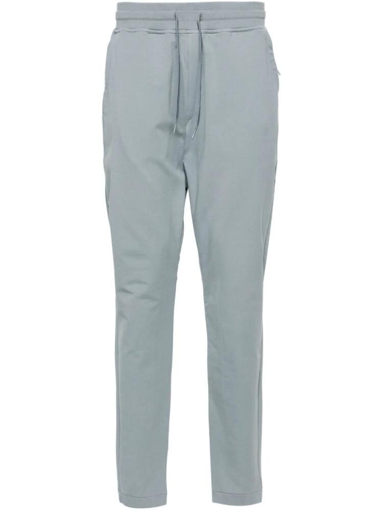 C.P. Company rubberised-logo cotton track pants - Grey Cover