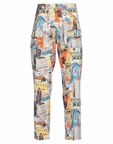 Moschino Man Pants White Cotton, Polyamide Cover