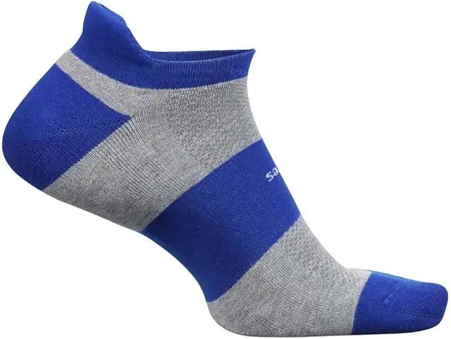 Feetures High Performance Max Cushion No Show Tab (Boost Blue) No Show Socks Shoes Cover