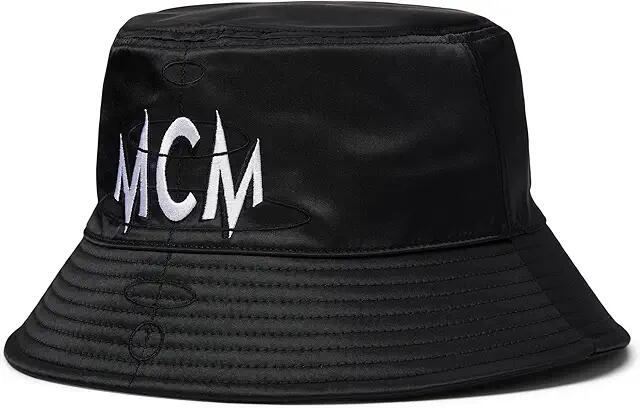 MCM Col Nylon Bucket Hat (Black) Caps Cover