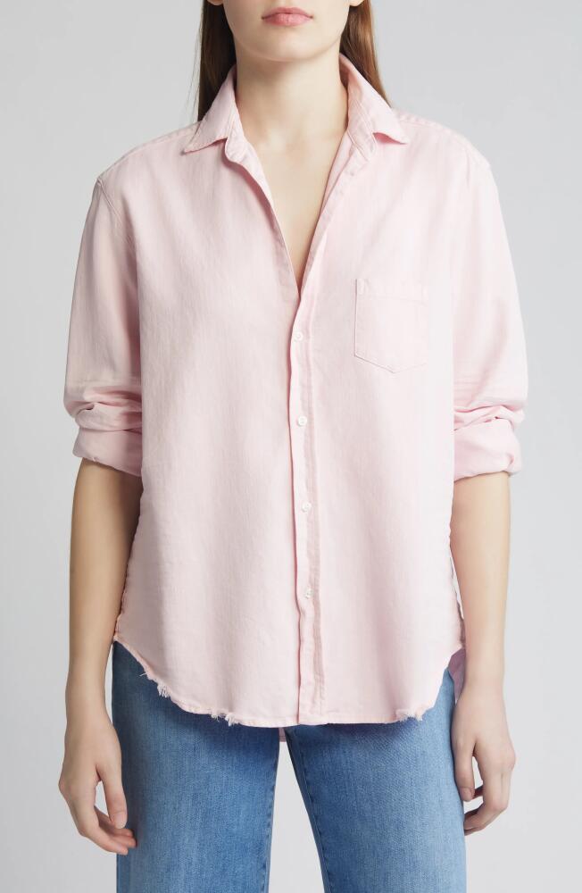 Frank & Eileen Eileen Relaxed Button-Up Shirt in Pink Sea Cover