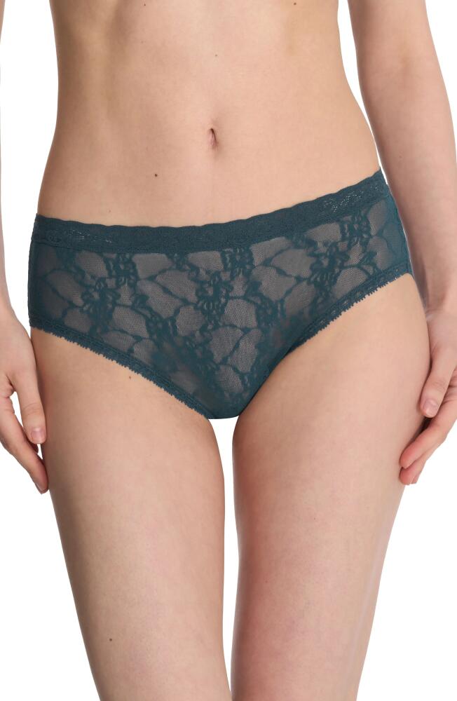 Natori Bliss Allure Lace Briefs in Crystal Teal Cover