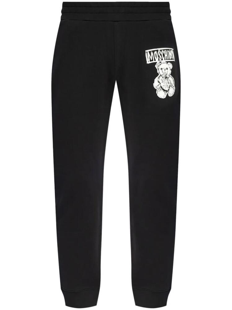 Moschino Logo print tracksuit bottoms - Black Cover