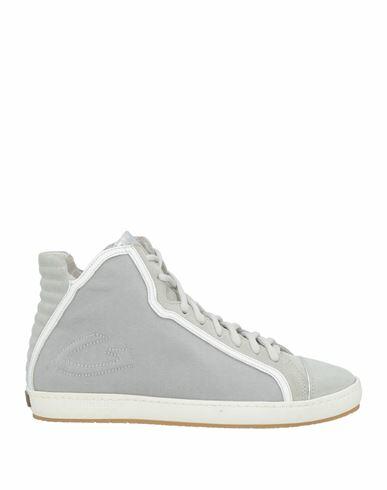 Alberto Guardiani Woman Sneakers Light grey Leather, Textile fibers Cover