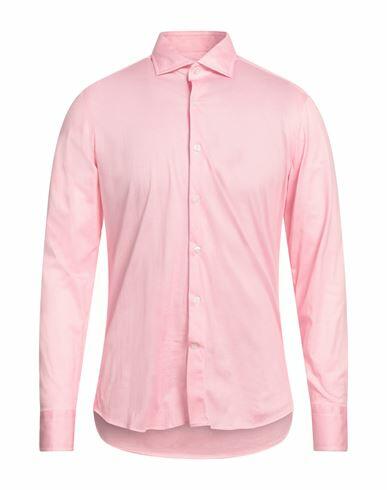 Sonrisa Man Shirt Pink Cotton Cover