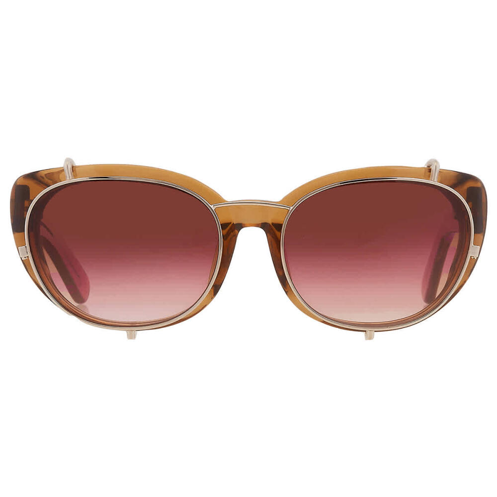 Yohji Yamamoto X Linda Farrow Brown Pink Butterfly Unisex Sunglasses Cover