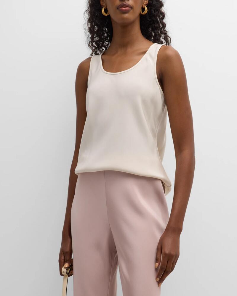 TSE Cashmere Silk Scoop-Neck Tank Cover