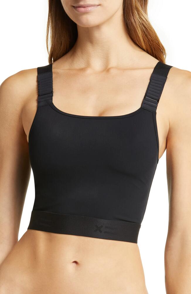 TomboyX Adjustable Compression Crop Top in Black Cover