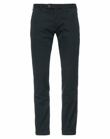 At. p.co Man Pants Midnight blue Cotton, Elastane Cover