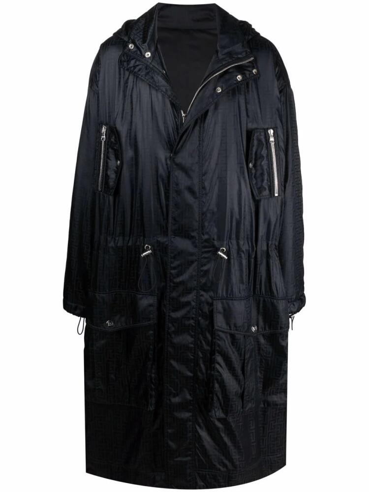 Balmain funnel neck parka - Black Cover