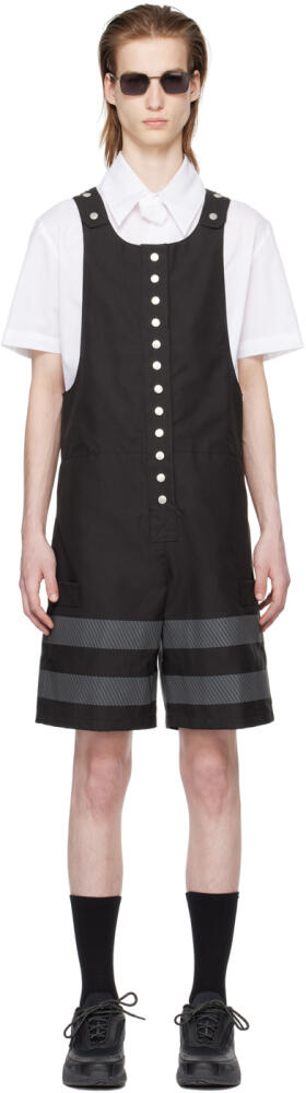 Olly Shinder Black Reflective Overalls Cover