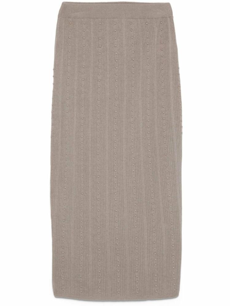 Fabiana Filippi Platinum midi skirt - Brown Cover