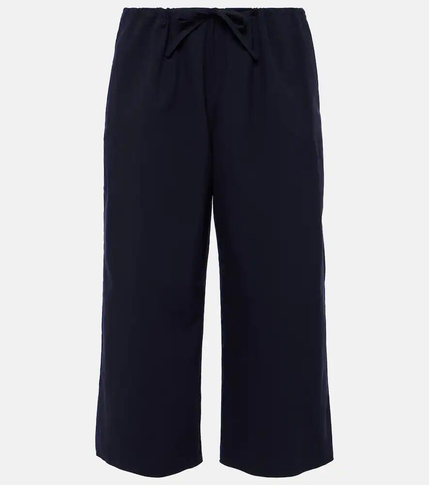 The Row Jubin cropped poplin wide-leg pants Cover