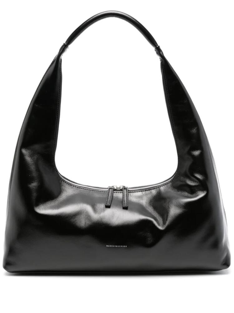 Marge Sherwood large leather shoulder bag - Black Cover