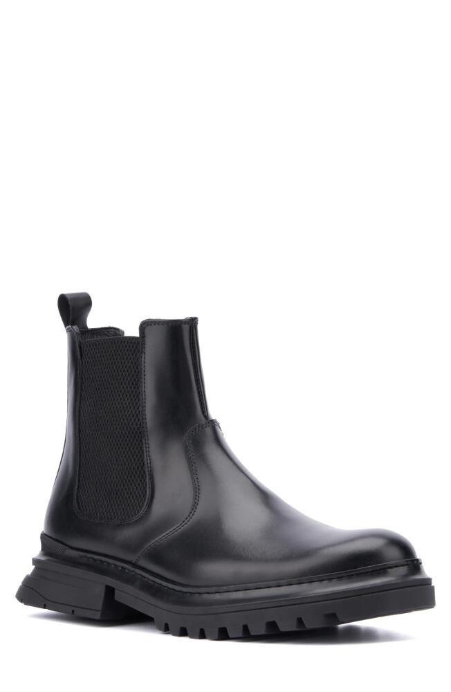 Aquatalia Enrico Chelsea Boot in Black Cover