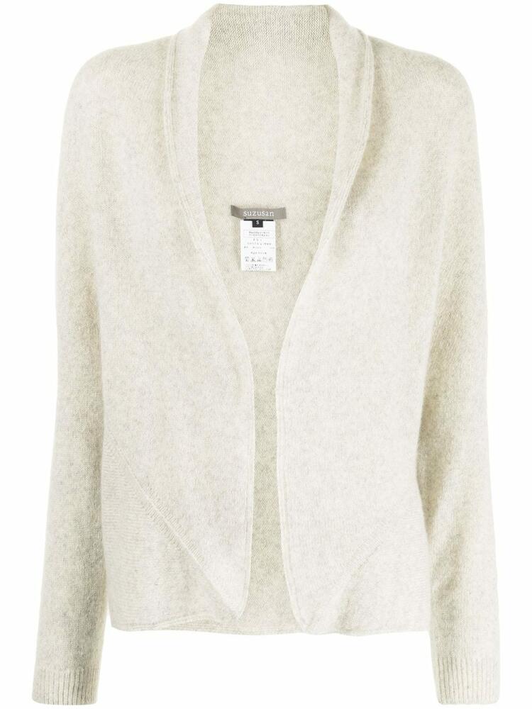 Suzusan shawl-collar cashmere cardigan - Grey Cover