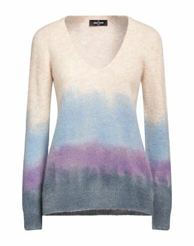 Gran Sasso Woman Sweater Sky blue Alpaca wool, Polyamide, Virgin Wool Cover